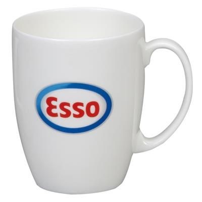 GEM BONE CHINA MUG in White