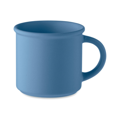 MATT CERAMIC POTTERY MUG 300 ML in Blue