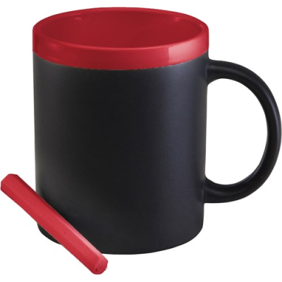 MUG with Chalks in Red