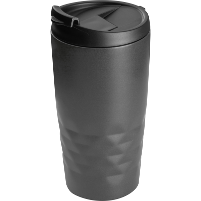 MUG with Pattern in Anthracite Grey