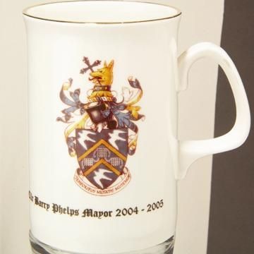 OPAL BONE CHINA MUG in White