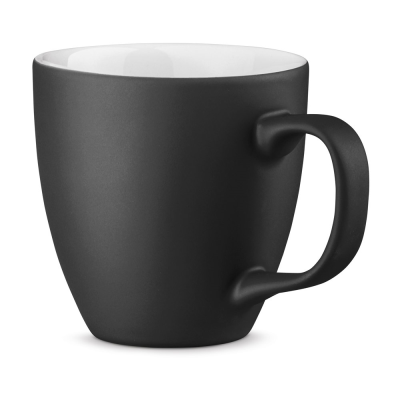 PANTHONY MAT 450 ML HYDROGLAZE PORCELAIN MUG in Black