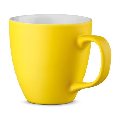 PANTHONY MAT 450 ML HYDROGLAZE PORCELAIN MUG in Yellow