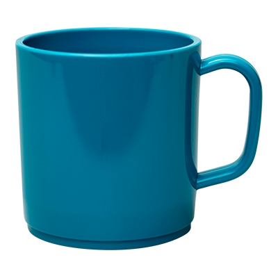 PLASTIC MUG LIGHT BLUE