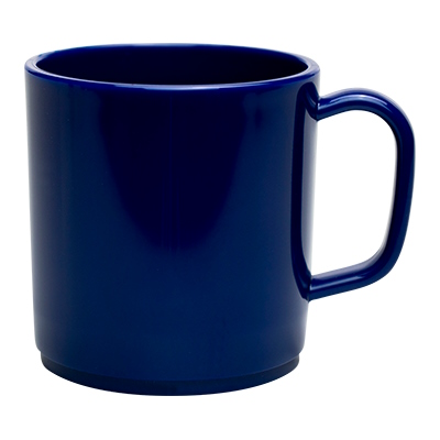 PLASTIC MUG NAVY BLUE