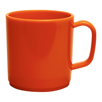 PLASTIC MUG ORANGE