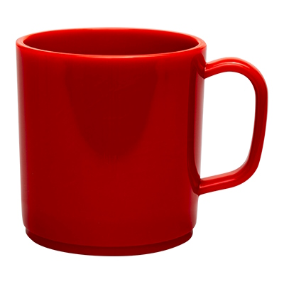 PLASTIC MUG RED
