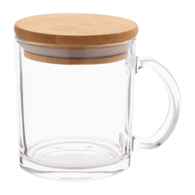 RECYCLED GLASS MUG in Clear Transparent