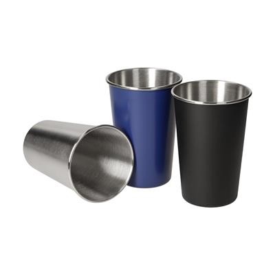STAINLESS STEEL METAL MUG METALLO, 500 ML