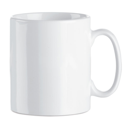 SUBLIMATION CERAMIC POTTERY MUG 300 ML in White