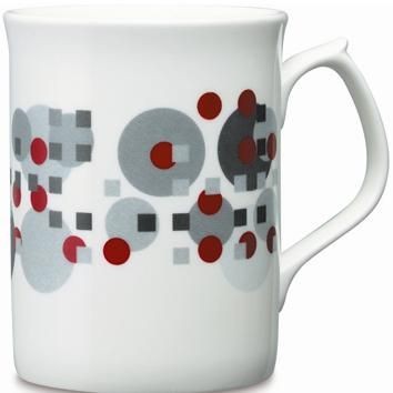 TOPAZ BONE CHINA MUG in White