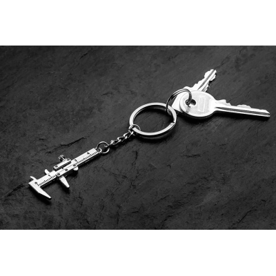 MINI KEYRING CHAIN TOOL VERNIER CALIPER KEYRING CHAIN