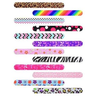 DOUBLE SIDED COLORFUL NAIL FILE STRIP
