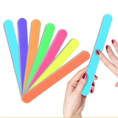 NEON FLUORESCENT NAIL FILE