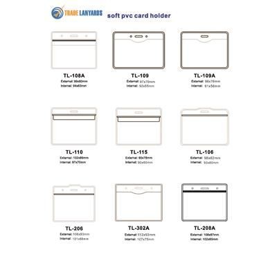 LANDSCAPE PVC BADGE HOLDER