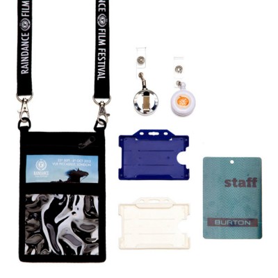 LANYARD HARD PLASTIC CARD HOLDER