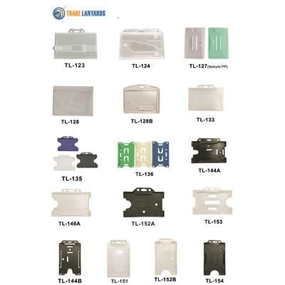 PORTRAIT RIGID BADGE CARD HOLDER