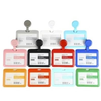 WORK ID TELESCOPIC BUCKLE BADGE HOLDER - PROMOTIONAL CORPORATE GIFT