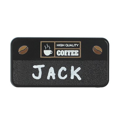 CHALKBOARD NAME BADGE