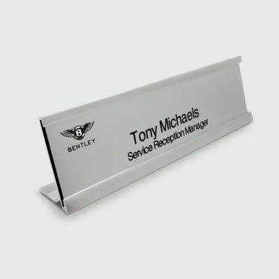 POLISHED NAMEPLATE