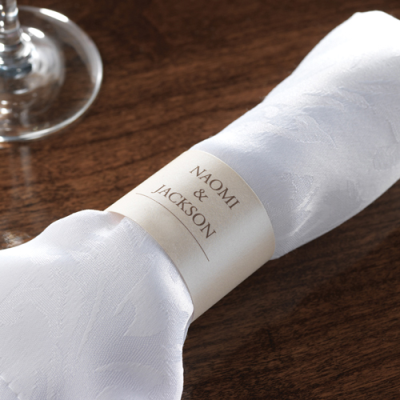 CARD NAPKIN RINGS