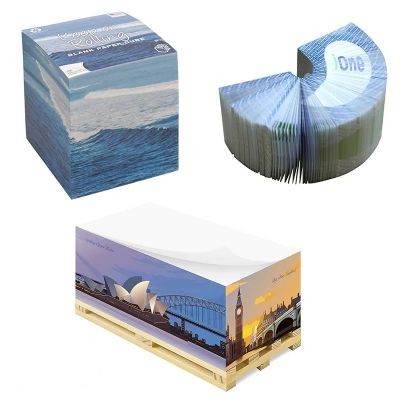 3 INCH X 3 INCH ADHESIVE STICKY NOTE PAD CUBE 500 X SHEET