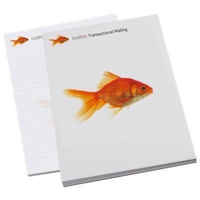 A4 NOTE PAD WITH WRAP OVER COVER