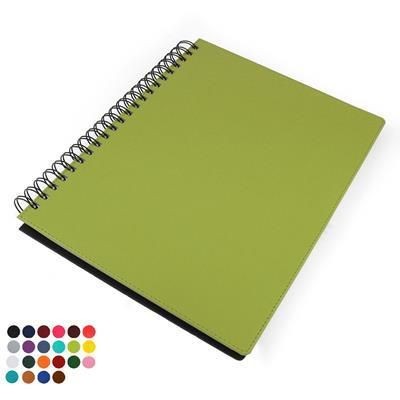 A4 WIRO NOTE BOOK with Soft Touch Leather Look Cover