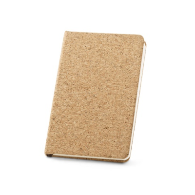 ADAMS A5 A5 CORK NOTE BOOK with Ivory-Colored Plain x Sheet in Natural
