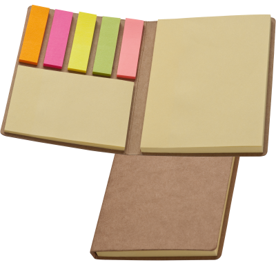 ADHESIVE NOTE PAD BURLINGTON in Brown 