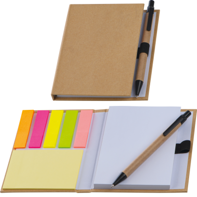 ADHESIVE NOTE PAD SAINT LOUIS in Brown 