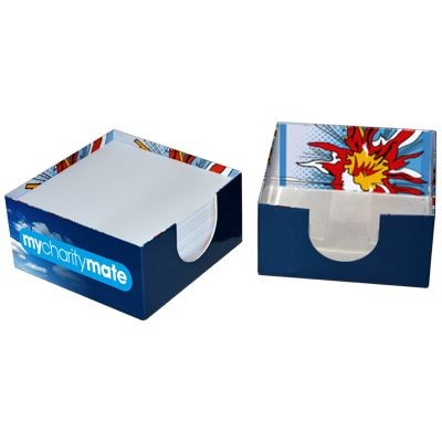 CARD PAPER CUBE BLOCK HOLDER & NOTE PAPER