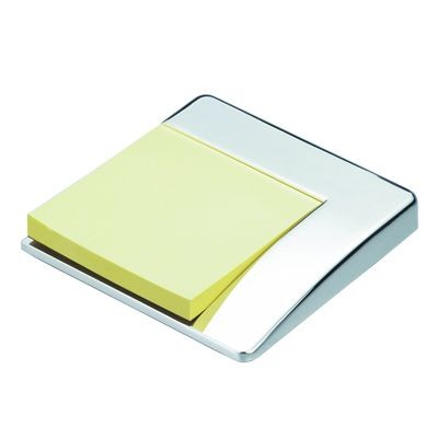 CORNER METAL POST-IT NOTE HOLDER in Silver