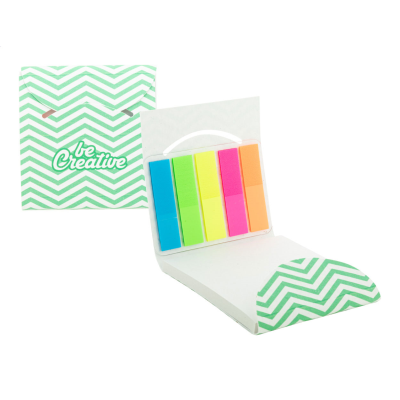 CUSTOM STICKY NOTE PAD in White