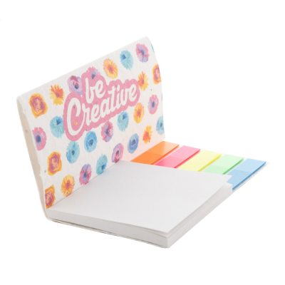 CUSTOM STICKY NOTE PAD in White