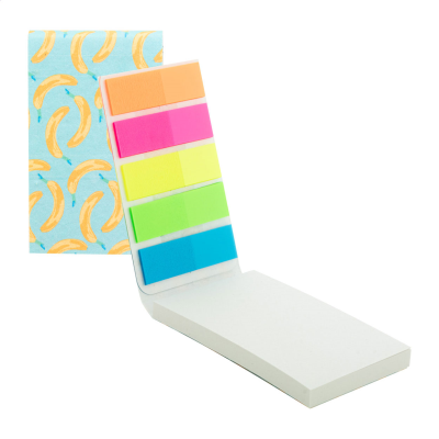 CUSTOM STICKY NOTE PAD in White - PROMOTIONAL CORPORATE GIFT