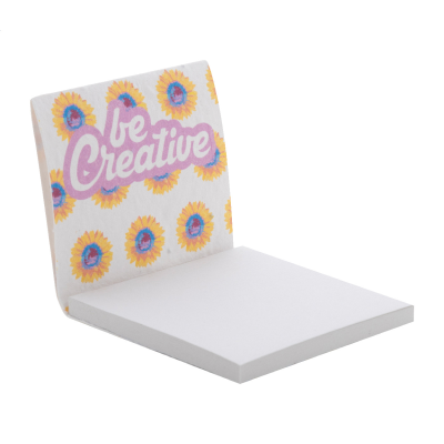 CUSTOM STICKY NOTE PAD in White