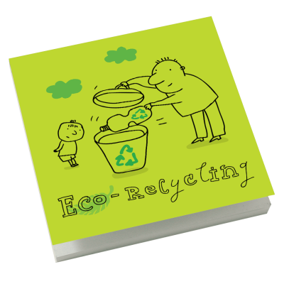 ENVIRO-SMART - COVER STICKY NOTES 3 INCH x 3 INCH