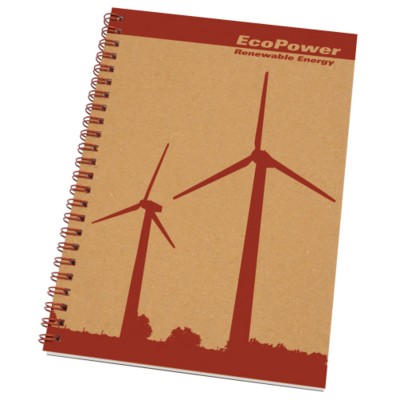 ENVIRO-SMART NATURAL COVER A5 SPIRAL WIRO BOUND NOTE PAD