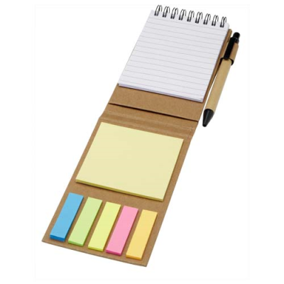 FLIPPER STICKY NOTE PAD with Ball Pen (Black Ink)