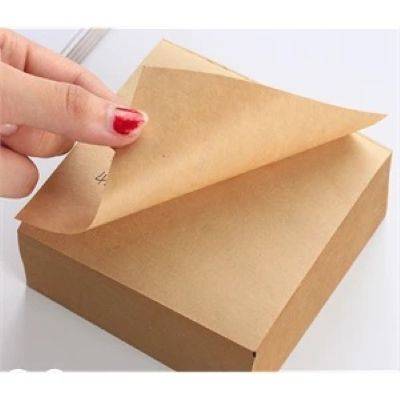 KRAFT PAPER MEMO NOTE CUBE BLOCK - PROMOTIONAL CORPORATE GIFT