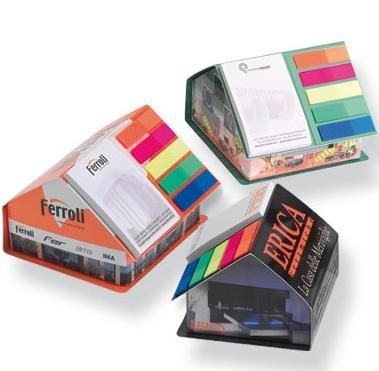 MEM-STICK HOUSE SHAPED DESK NOTE SET