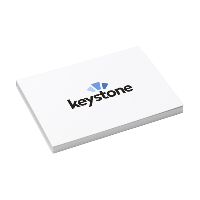 MEMO STICKY NOTES RECYCLED PAPER MEMO PAD in White - PROMOTIONAL CORPORATE GIFT