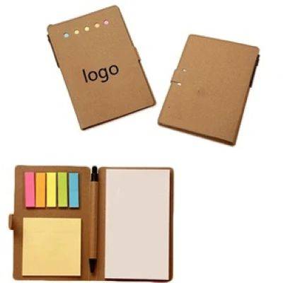 POCKET NOTE PAD with Sticky Notes & Pen