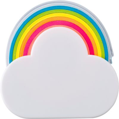 RAINBOW MEMO TAPE DISPENSER in White