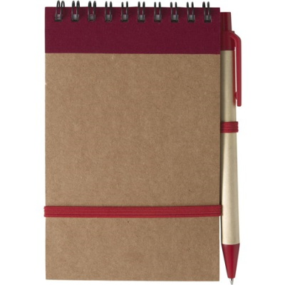 RECYCLED NOTE BOOK in Red
