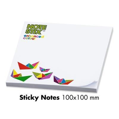 SQUARE STICKY NOTE PAD 100x100mm