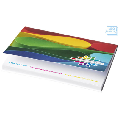 STICKY-MATE® A7 SOFT COVER STICKY NOTES 100X75MM in White