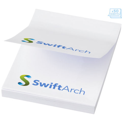 STICKY-MATE® A8 STICKY NOTES 50X75MM in White