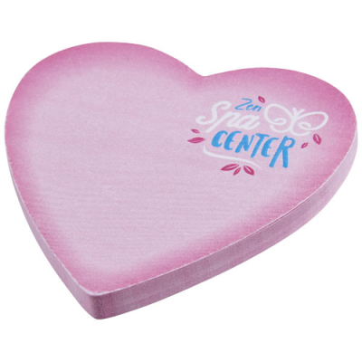 STICKY-MATE® HEART-SHAPED RECYCLED STICKY NOTES - PROMOTIONAL CORPORATE GIFT